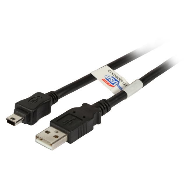 EFB Elektronik USB Cable K5251SW, 1.8m, USB 2.0, A to Mini-B