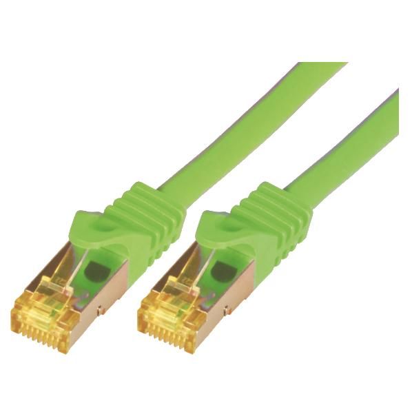M-Cab 3m Cat7 Network Cable - Green S/FTP (S-STP)