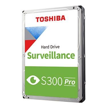 Toshiba S300 Pro Surveillance Hard Drive 8TB, 7200 RPM, 512MB, 3.5" SATA III