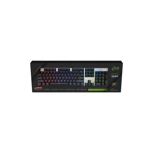 MediaRange Gaming Keyboard, MRGS101, USB QWERTZ German Layout, Black Silver