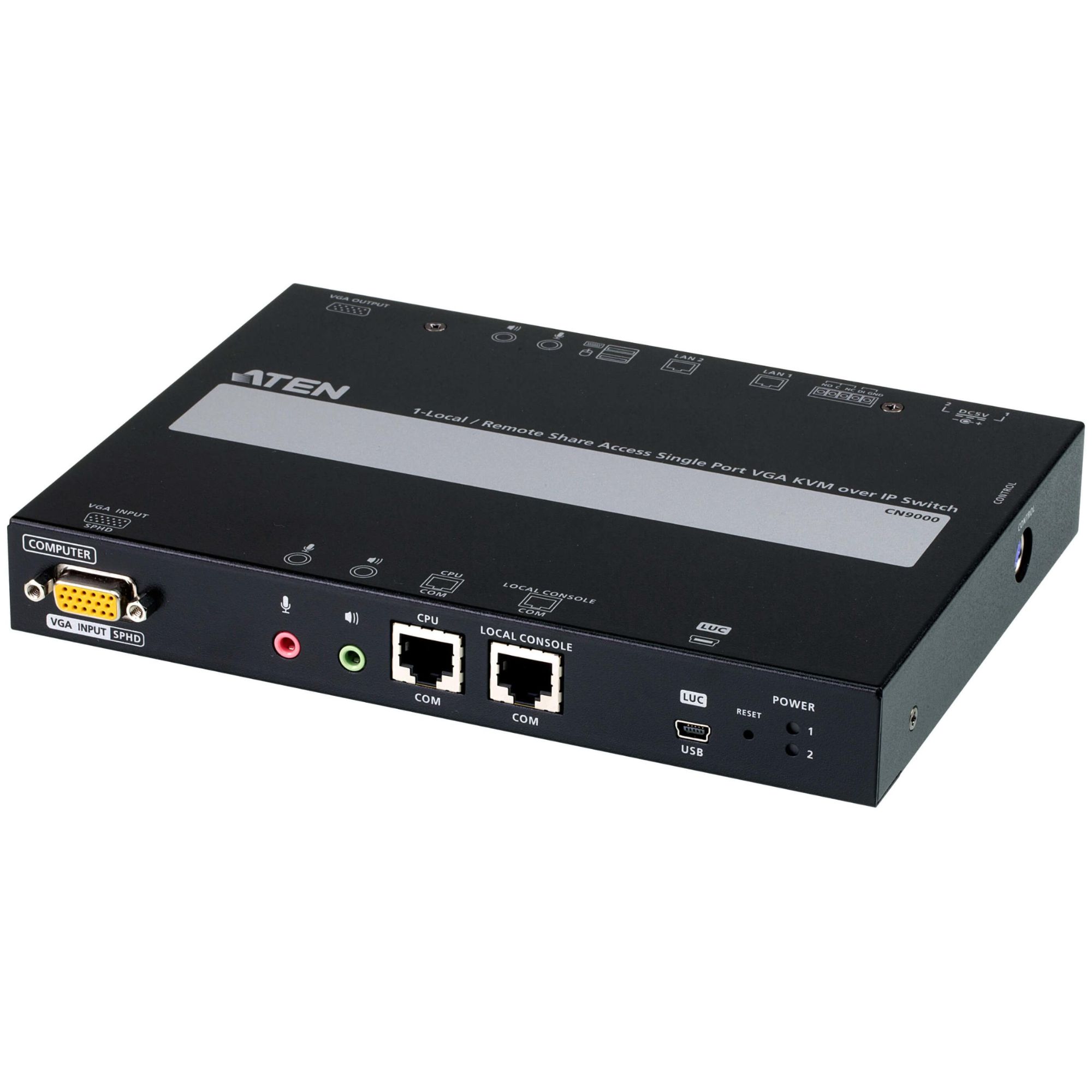 ATEN CN9000 1-Port VGA KVM Switch with Local/Remote Access over IP
