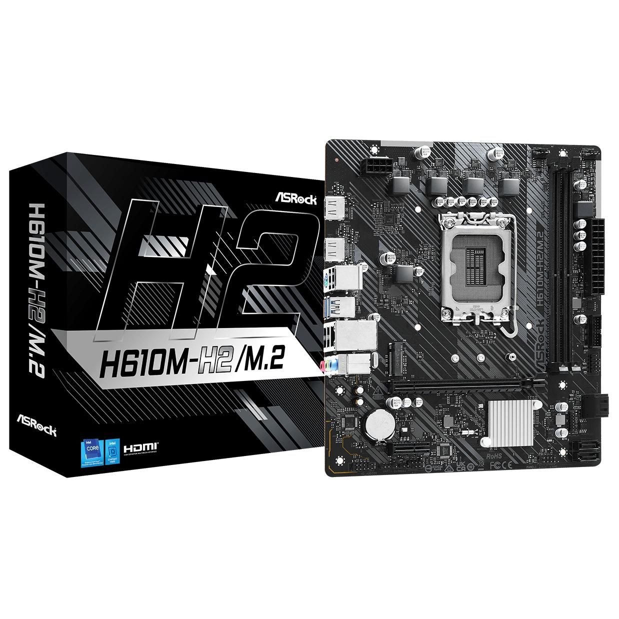 ASRock H610M-H2/M.2 LGA 1700 Micro ATX Motherboard