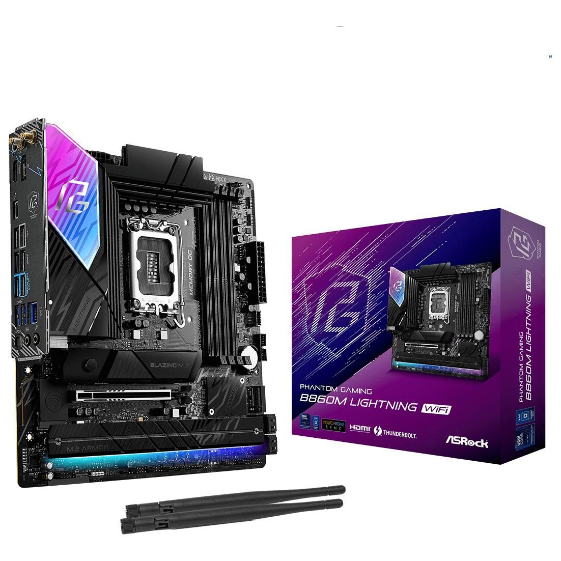 Asrock B860M Lightning WiFi Motherboard