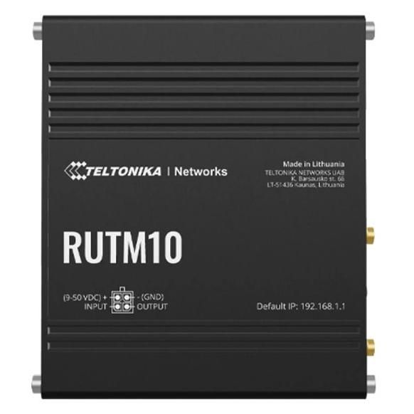 Teltonika RUTM10 - Wireless Router with Switch, 3 Ports - 1GbE - Wi-Fi 5 - Dual Band