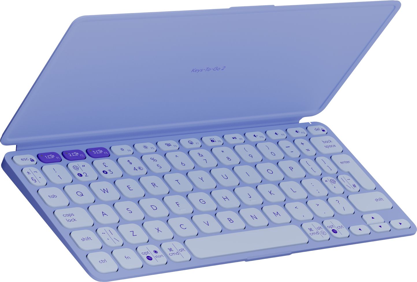 Logitech International QWERTY Keyboard for Tablet, Lilac