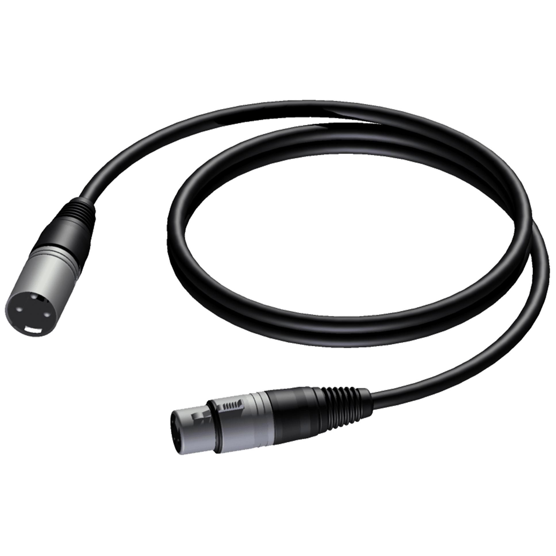Procab XLR Audio Cable 1.5m Black