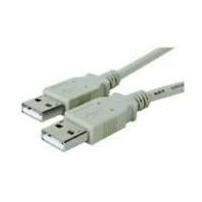 MicroConnect USB 2.0 Cable, 1m, USB A to USB A, Gray