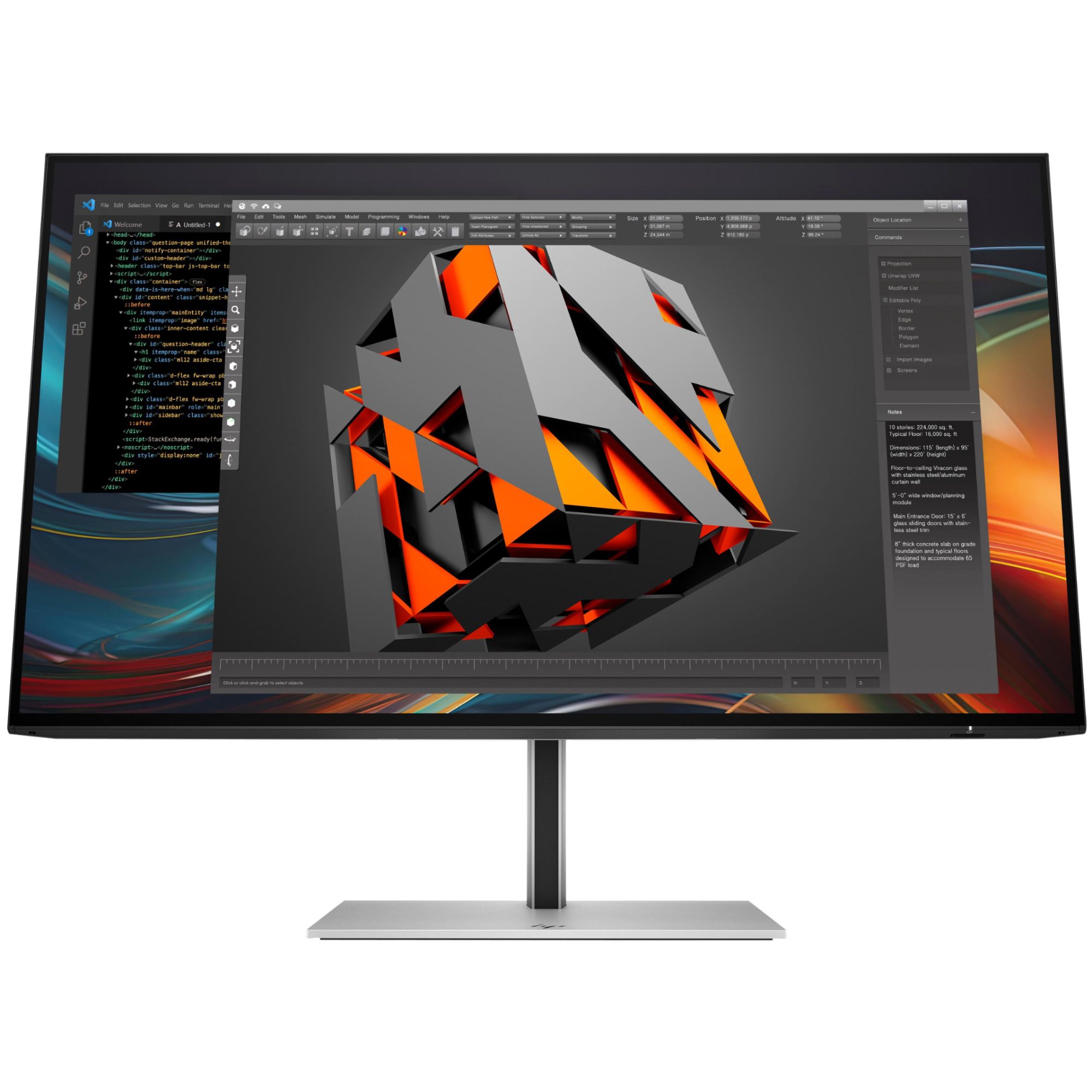 HP 23.8-inch Full HD Pro Series 724pf Monitor
