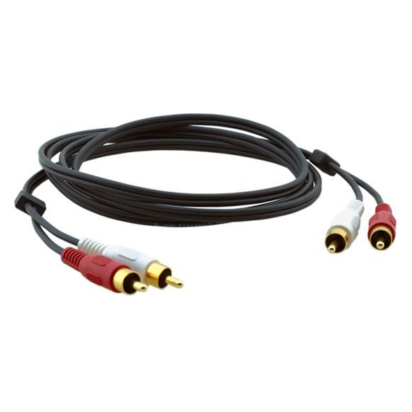 Kramer Electronics 2xRCA Audio Cable, 0.3m