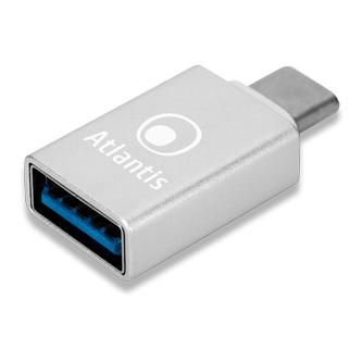 Adaptador Atlantis Land Tipo C a USB 3.0 (Blanco)