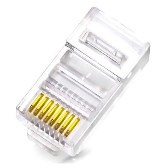 WP RJ-45 Male Connector, Transparent