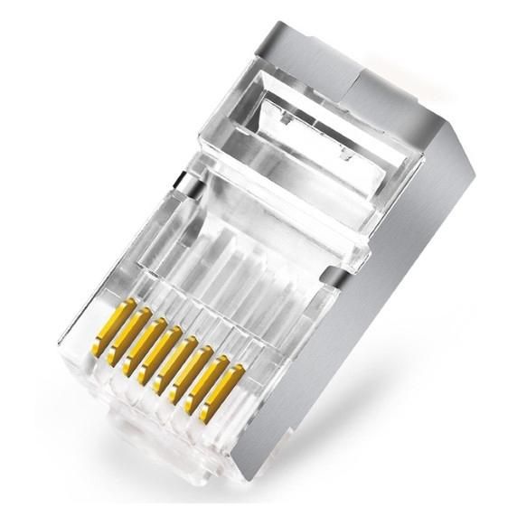 WP Transparent RJ-45 Male Connector (883-6SP-R50T)