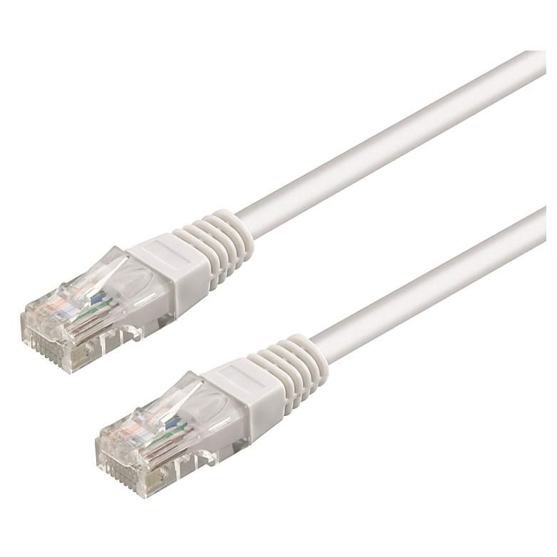 WP Cat6 UTP Cable - 0.5m, White