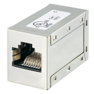 Conector metálico RJ-45 WP (6 posiciones)