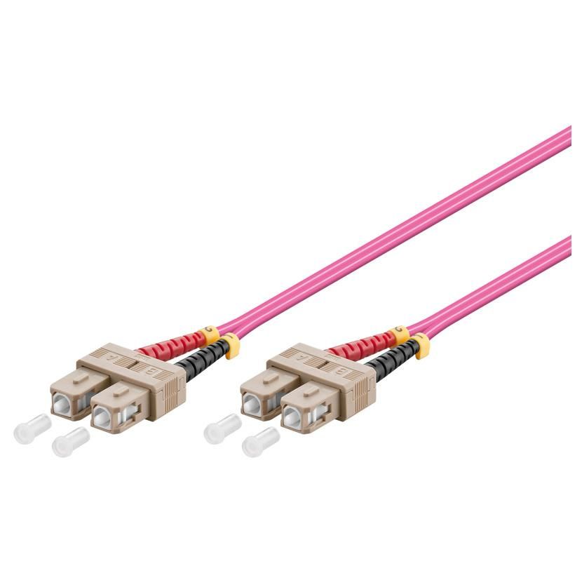 Cable InfiniBand y de fibra óptica WP 1 m SC Violeta