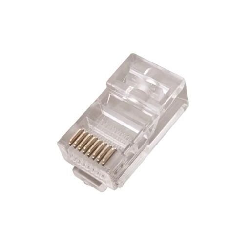 Conector RJ45 Masculino WP, Transparente