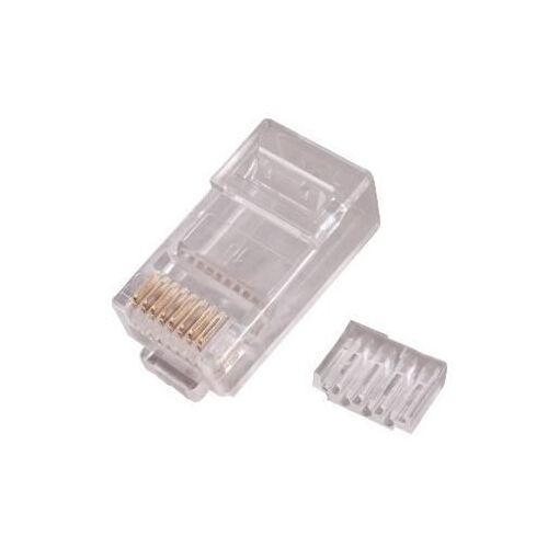 Conector RJ45 Masculino WP, Transparente