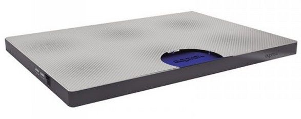 Approx! Laptop Stand with Cooling Fans and USB Hub - Gray/White
