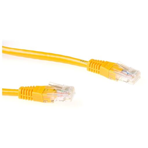 Cable de red ACT IB8800, 0.5 m, Amarillo Cat6 U/UTP (UTP)