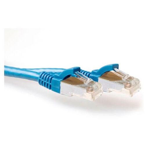 Cable de red ACT FB6603 Cat6a 3 m (S/FTP, Azul)