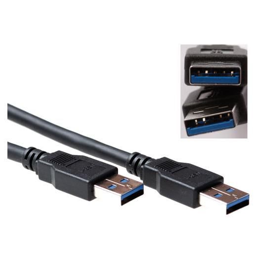 Cable ACT SB0002 USB 3.2 Gen 1 (3.1 Gen 1), 5 m, Negro