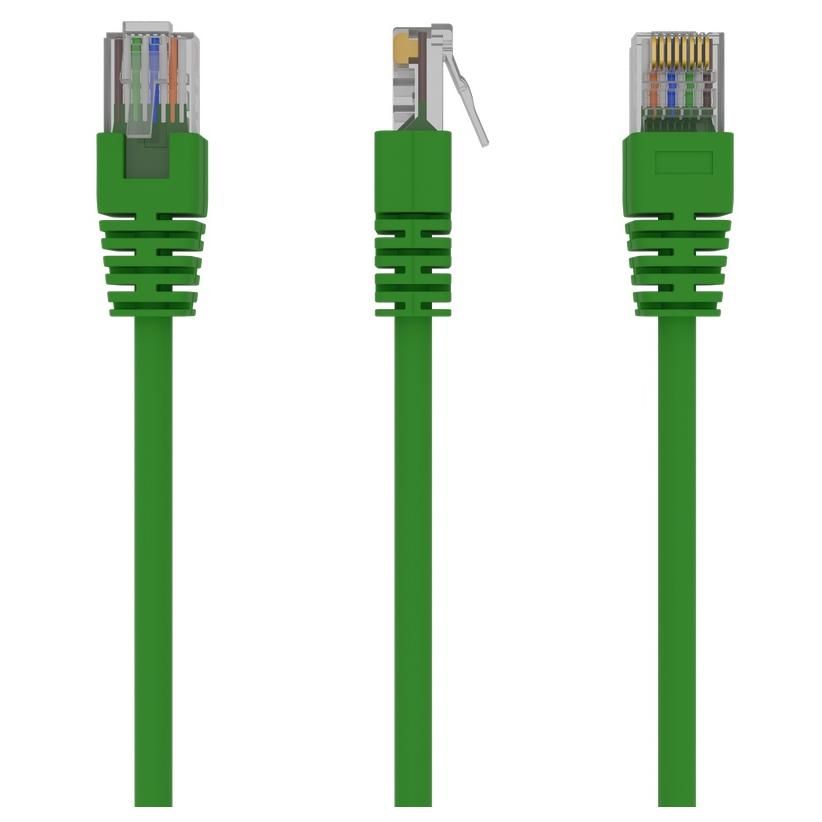 Cable de red Gembird Cat5e, 5 m, Verde (PP12-5M/G)