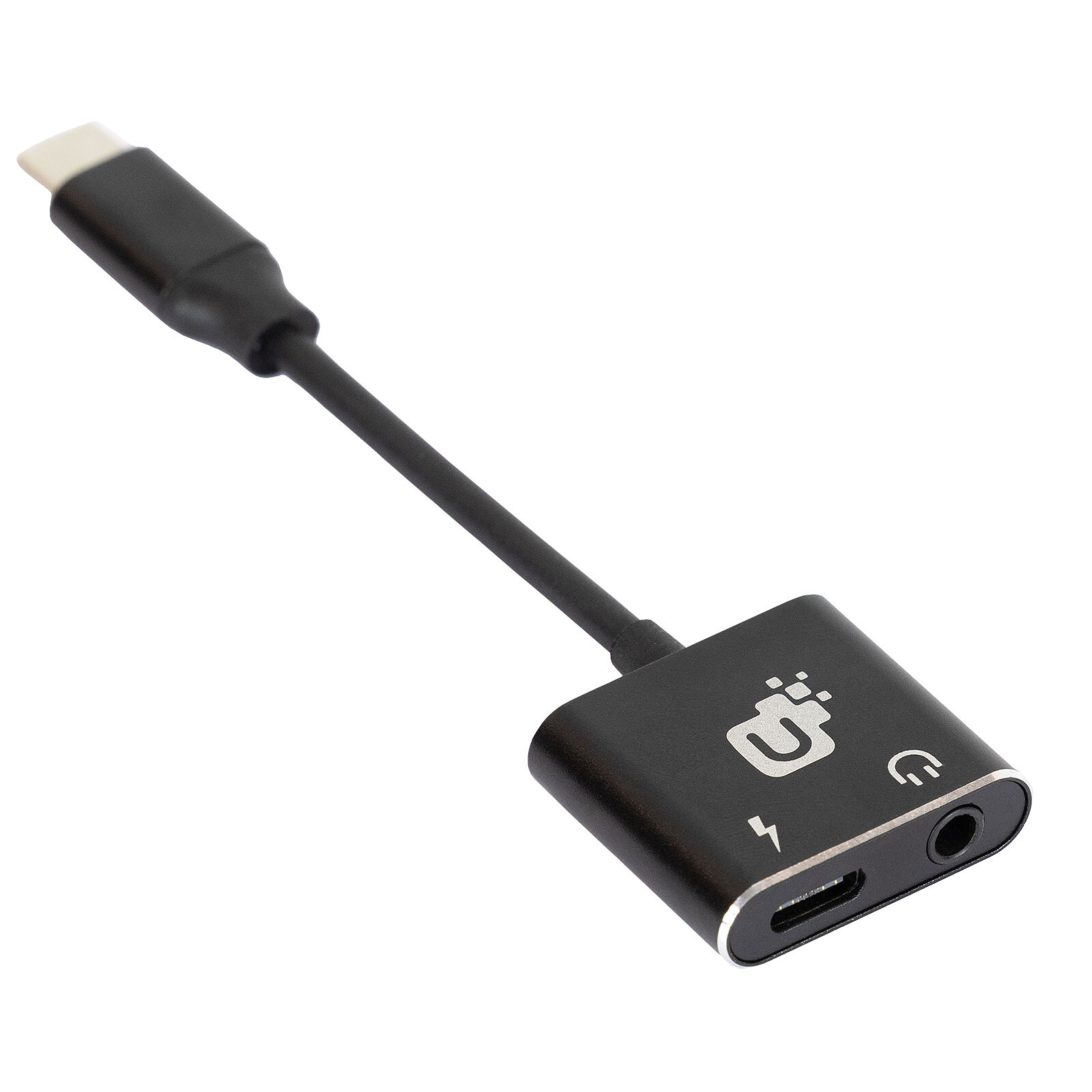INOVU USB-C to 3.5 mm Jack Audio Adapter + USB-C Power Delivery 60W