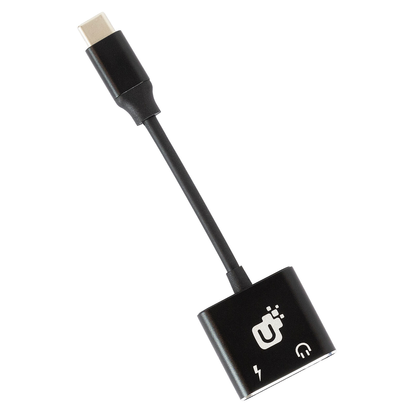 INOVU USB-C to 3.5 mm Jack Audio Adapter + USB-C Power Delivery 60W