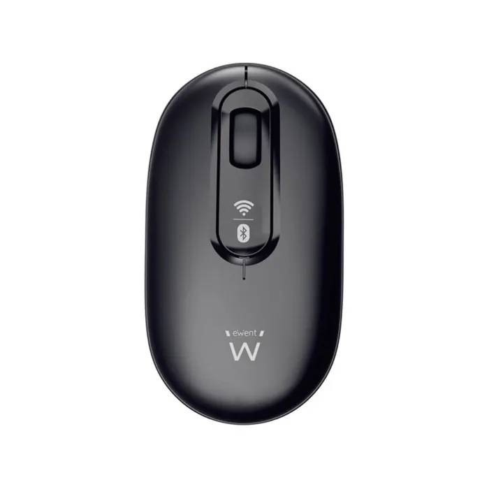 Ewent EW3241 Dual-Connect Wireless Optical Mouse - Black