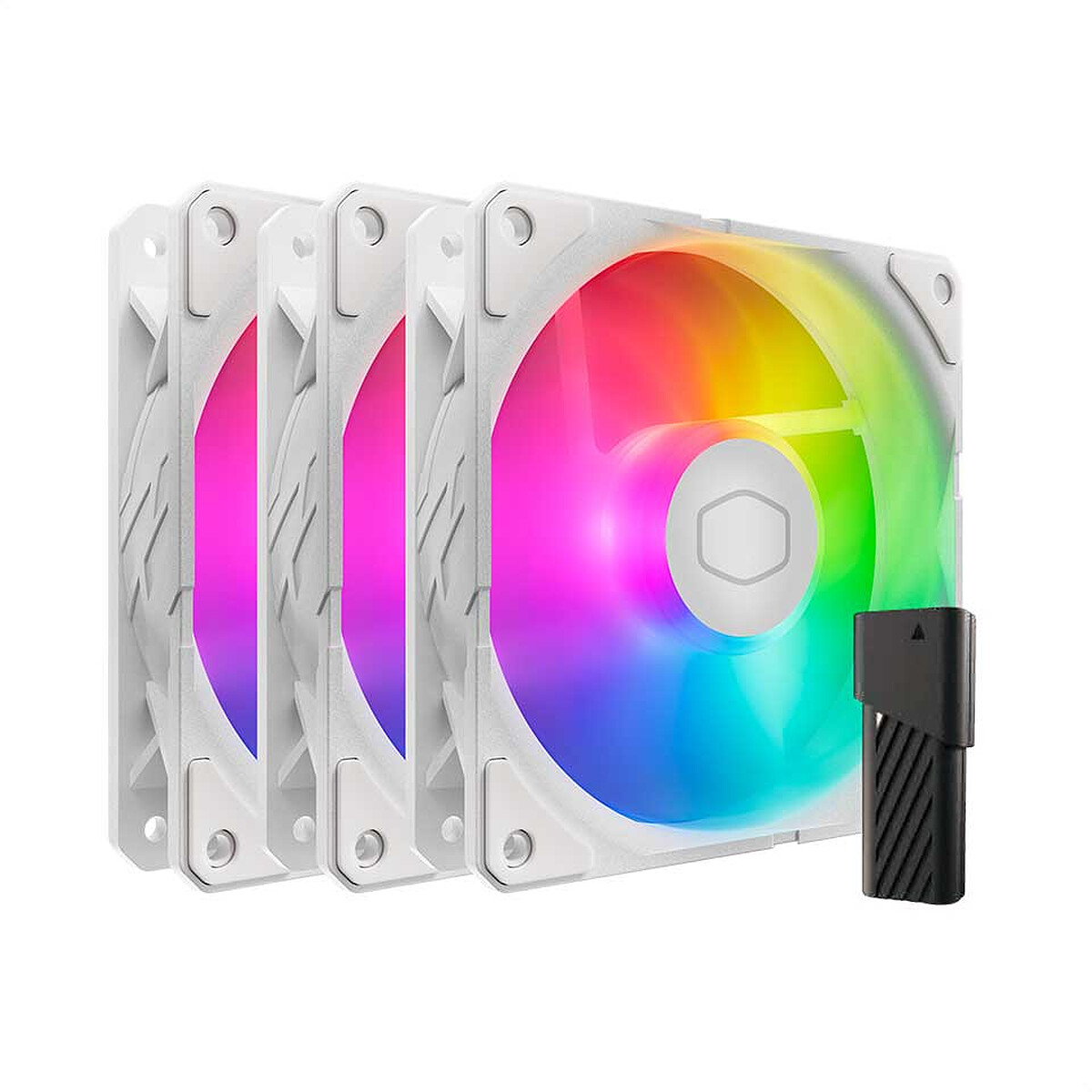 Cooler Master SickeFlow Edge 120 ARGB Blanc - Pack de 3