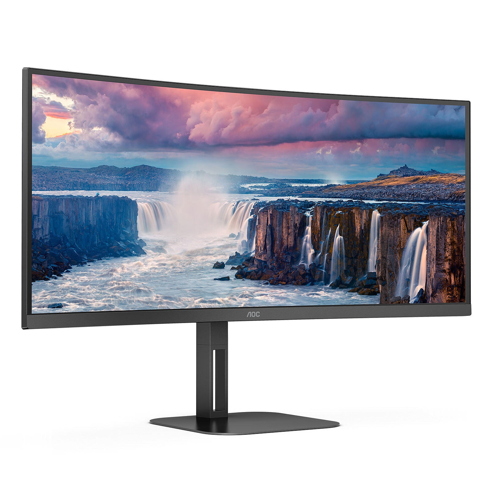 AOC 34-Inch Curved LED Monitor - CU34V5C/BK