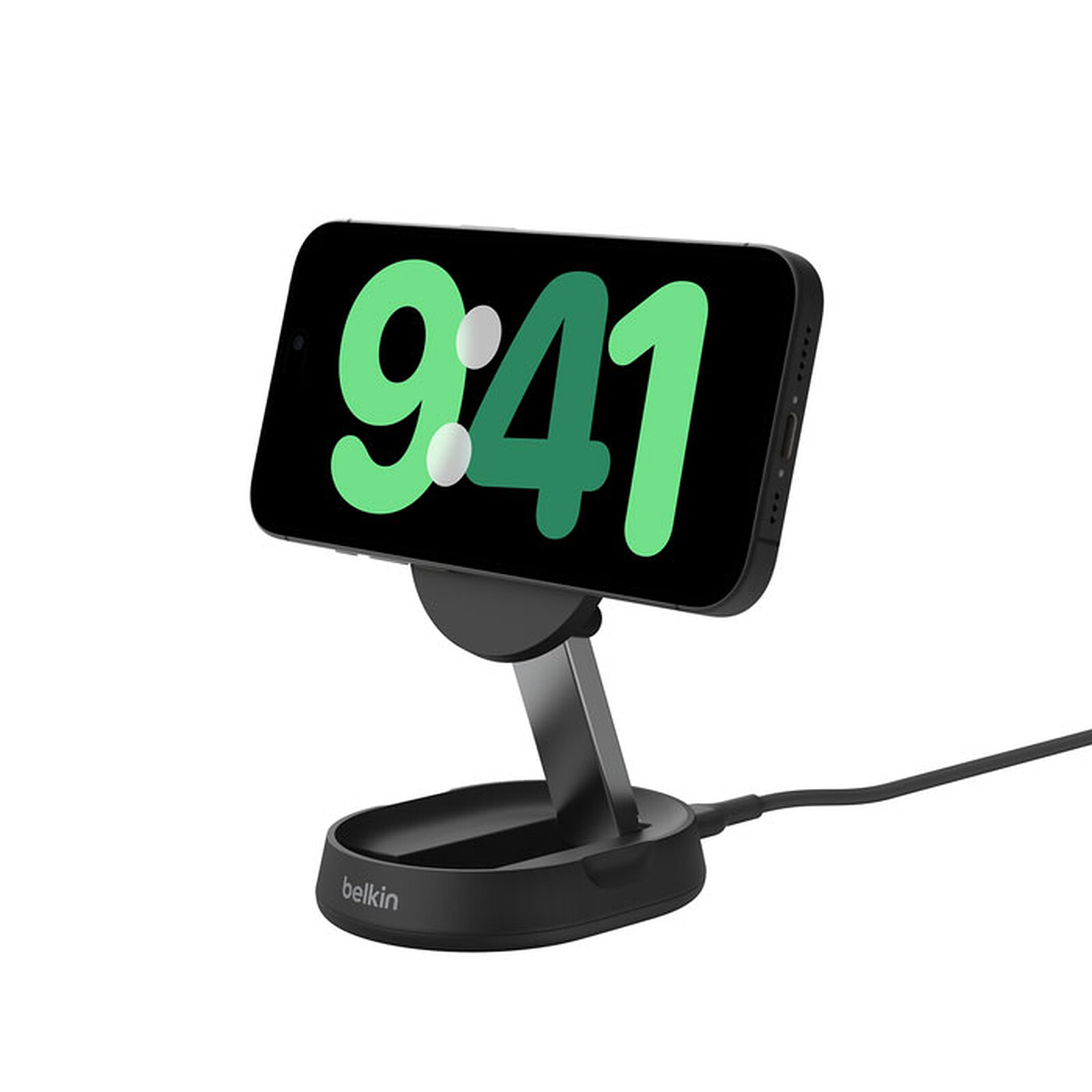 Cargador Belkin BoostCharge Pro Qi2 15W Negro (cargador incluido)