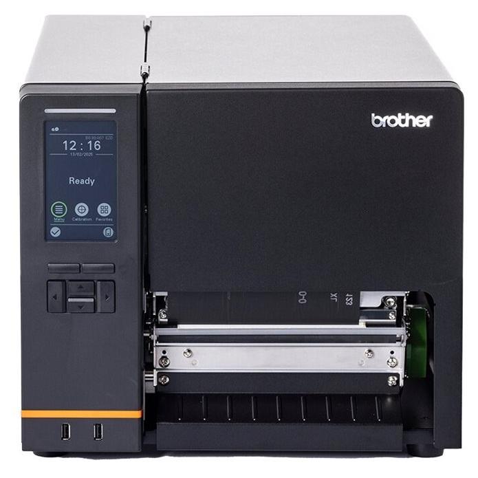 Brother TJ-6521TN Label Printer - Direct Thermal/Thermal Transfer - 6-inch Roll - 300 ppp - Up to 254 mm/sec - Serial, USB 2.0, USB Host, LAN