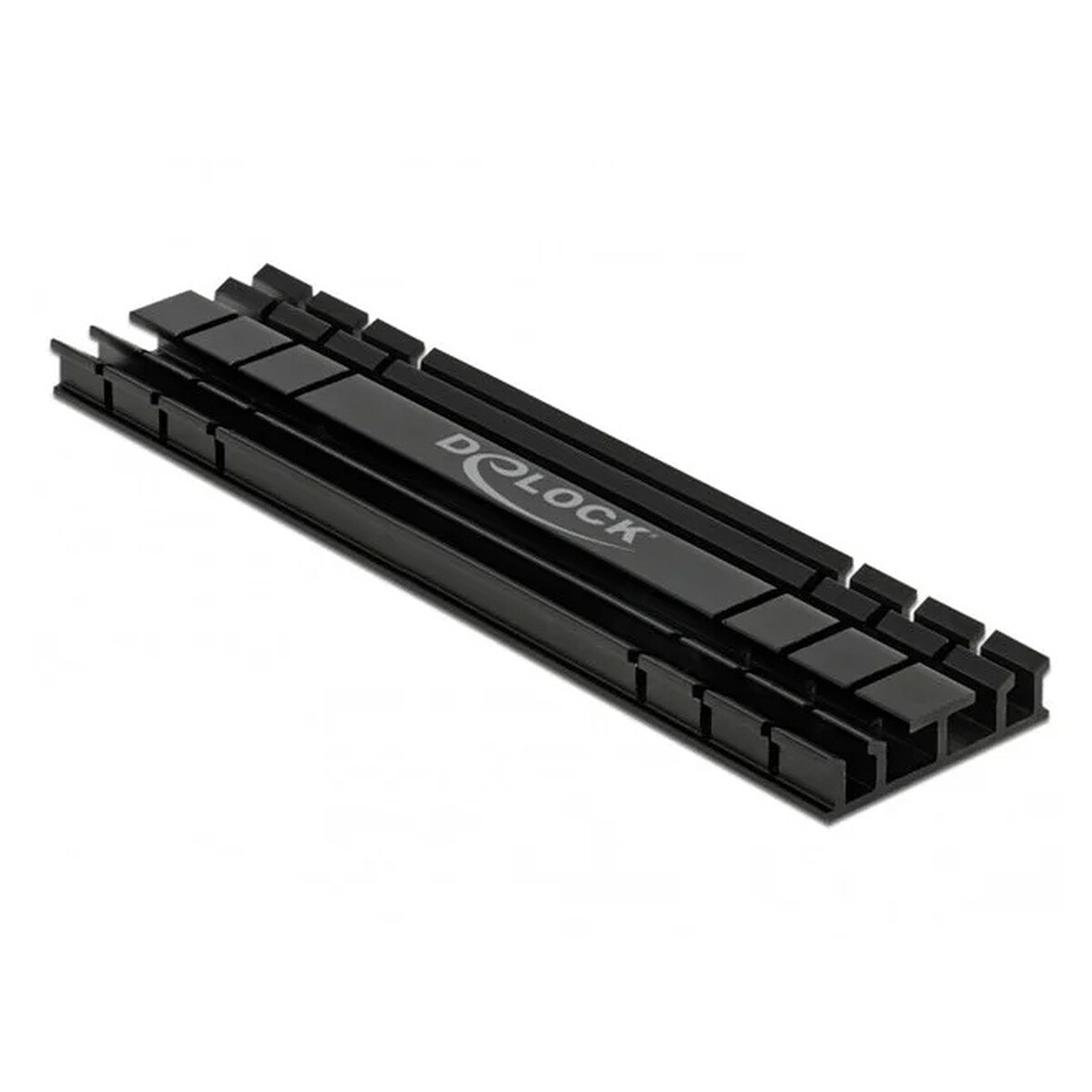 DeLock Dissipateur plat 100 mm pour module M.2 Noir