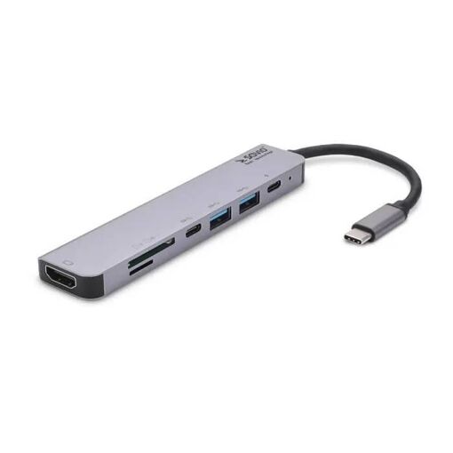 Hub USB SAVIO AK-47 - Tipo C, Aluminio, 5000 Mbit/s