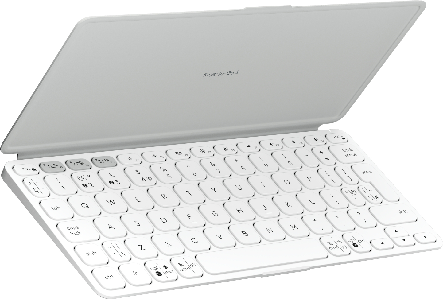 Logitech International QWERTY Bluetooth Keyboard for Tablet, White