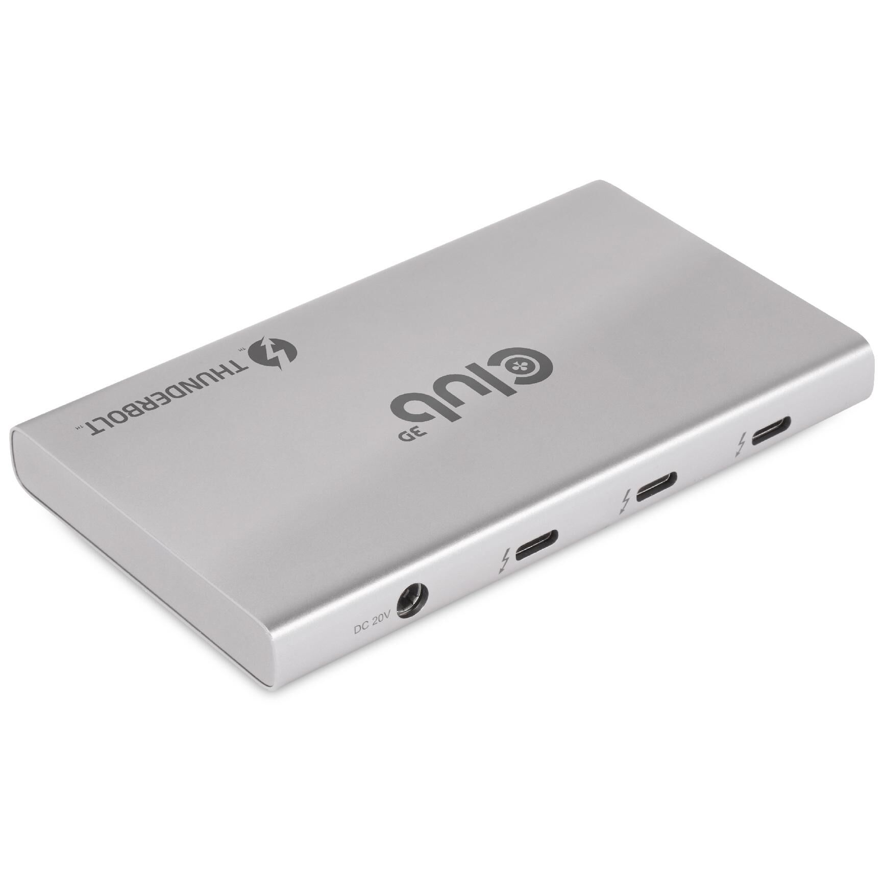 Club 3D Thunderbolt 4 Docking Station - Silver