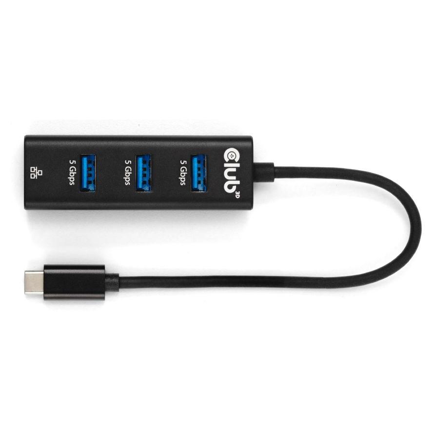 Hub y adaptador Club 3D CSV-1549 USB Tipo C