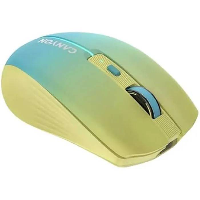 Canyon MW-44 Wireless Rechargeable Mouse - Bluetooth 5.0, Colorful Backlighting, 1600 DPI