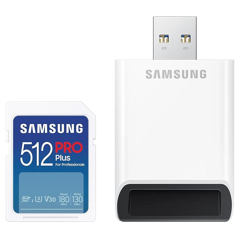 Tarjeta de memoria Samsung PRO Plus 512 GB SDXC UHS-I