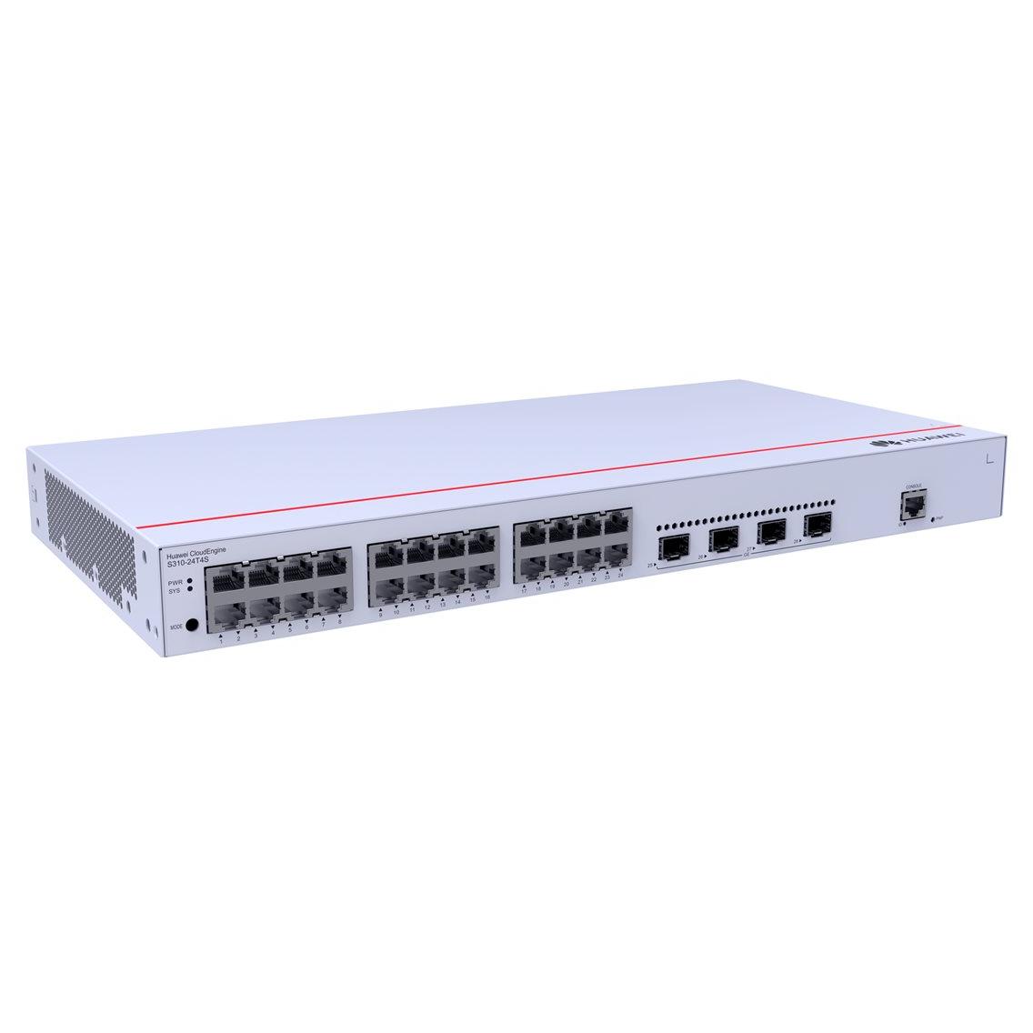 Huawei CloudEngine S310-24T4S - Switch - Managed - 24 x 10/100/1000 + 4 x Gigabit SFP