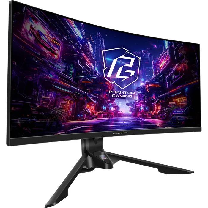 Monitor de juego curvo ASRock Phantom PG34QRT3A de 34 pulgadas y Quad HD 180 Hz