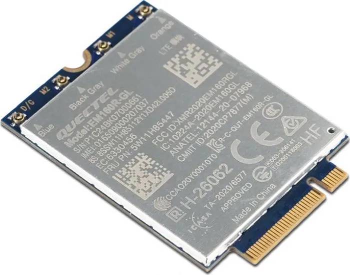 Lenovo 4G LTE Modem - Quectel EM160R-GL (Cat 16, M.2)