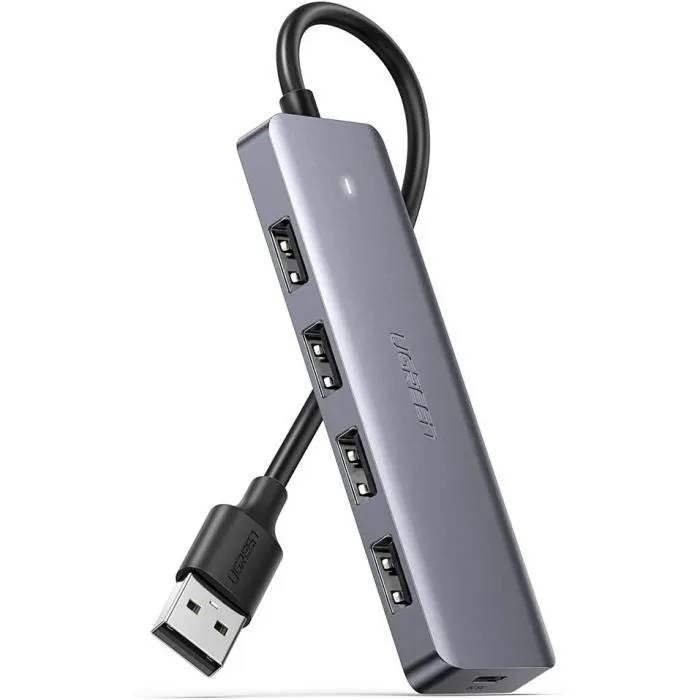 UGEN Hub USB 3.0 - 4 Ports - Micro USB Power - LED Indicator - 5 Gbps