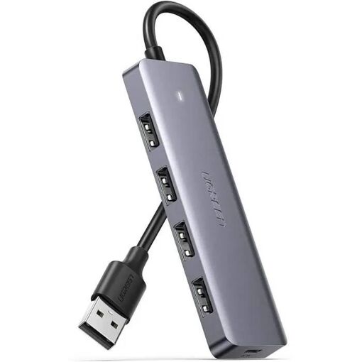 Hub UGREEN USB 3.0 - 4 puertos - Alimentación Micro USB - Indicador LED - 5 Gbps