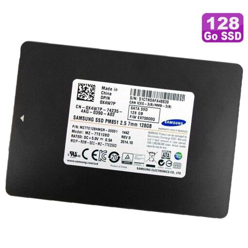 SSD de 128 GB de Samsung de 2,5 pulgadas MZ-7TE128D