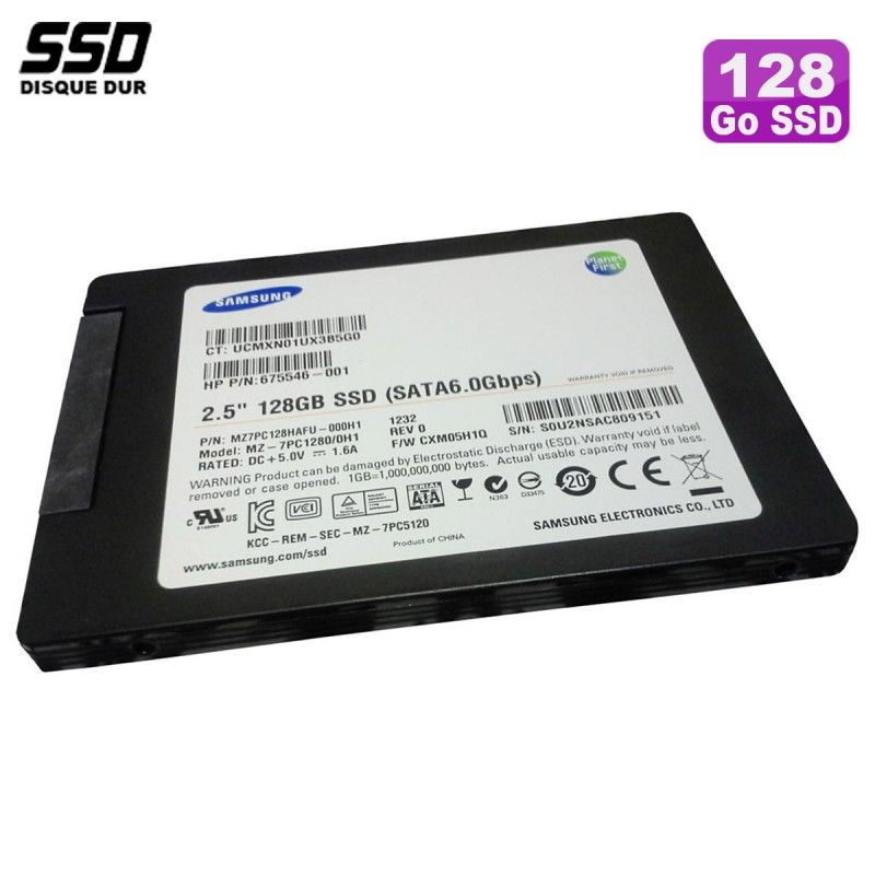 Samsung 128GB 2.5" SSD Internal Drive MZ-7PC1280/0H1