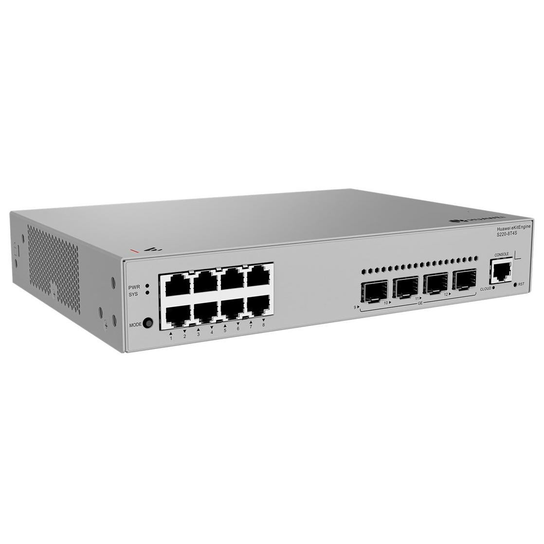 Huawei S220-8T4S Managed Switch - 8 x 10/100/1000 + 4 x 1G SFP