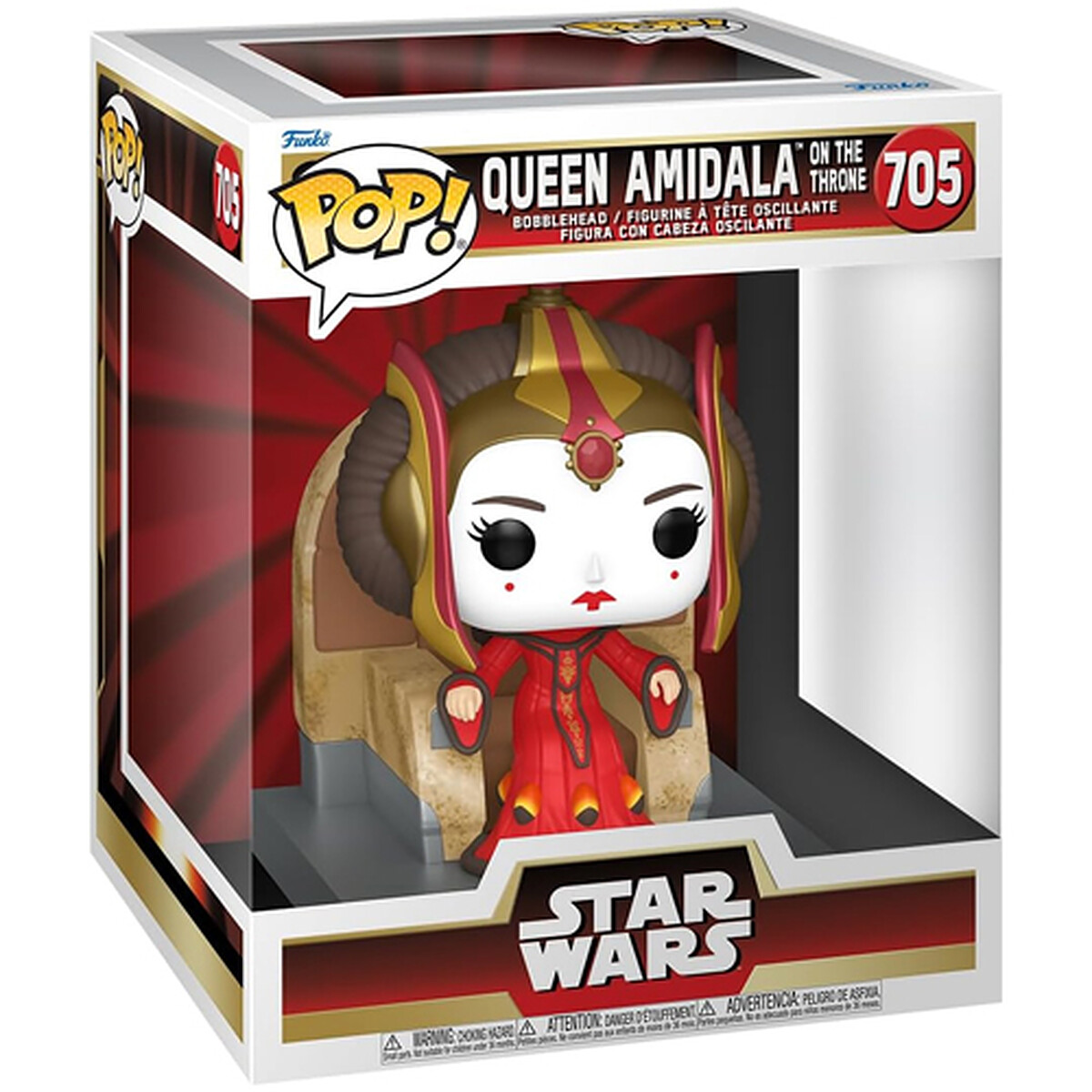 Funko Pop! Deluxe Star Wars Amidala sur Trône