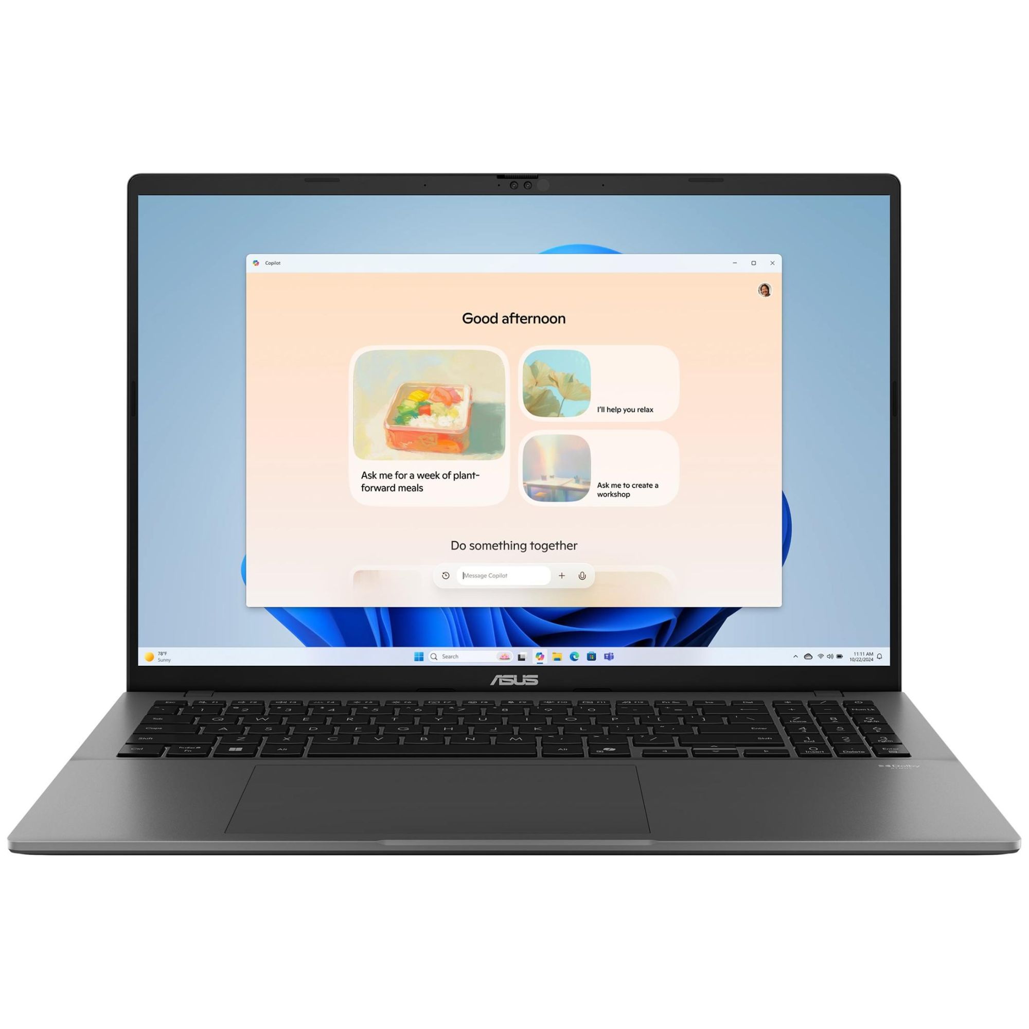 ASUS Vivobook S 16 S3607CA-PRO-OLED - 16" Core i7 255H 16GB RAM 512GB SSD Gray AZERTY